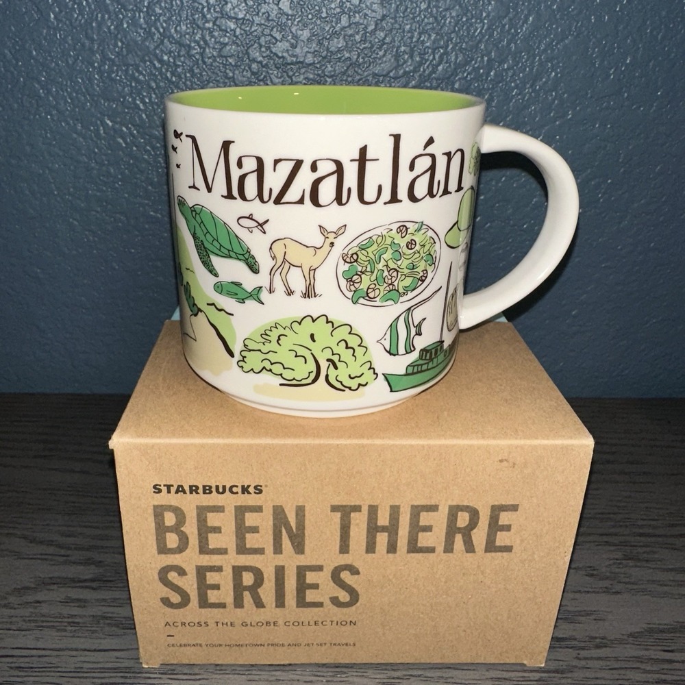 Starbucks MAZATLAN Been There Series BTS 14oz Coffee Mug New In Box W/ SKU BNIB
